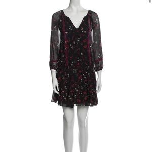 Joie Black Floral Dress L